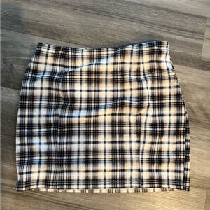 Plaid Checkered Skirt